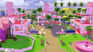 Barbie Land | The Sims 4 Creation | NO CC | Stop Motion Build