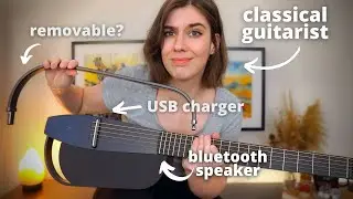 Weirdest Guitar Ever?! 🙈 - classical guitarist reacts to SMART guitar!