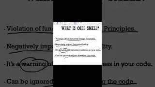 What is Code Smell? 