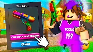 UNBOXING NEW CHROMA WATERGUN in MM2 😱 (Murder Mystery 2)