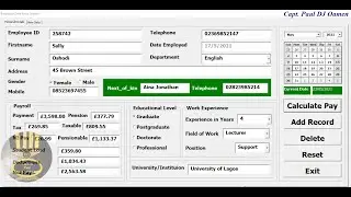 How to Create Data Entry Form in Excel using VBA - Part 1 of 2