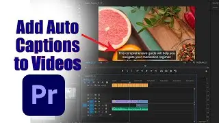 How to Auto generate subtitles in Premiere Pro