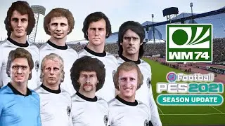 PES 2021 - West Germany 1974 World Cup squad