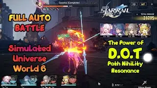 Simulated Universe World 6 FULL AUTO BATTLE - Honkai Star Rail