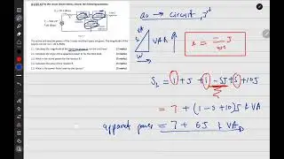 AC Circuit Analysis: Impedance Calculation and apparent power ||3||​⁠