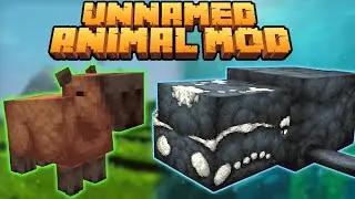 UNNAMED ANIMAL - КИТЫ, КАПИБАРЫ, ЛЯГУШКИ В МАЙНКРАФТЕ! НОВЫЙ МОД НА ЖИВОТНЫХ В MINECRAFT ОБЗОР МОДА