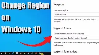 How to Change Region on Windows 10 (2024)