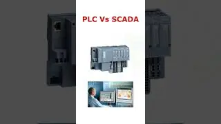 PLC and SCADA Difference #plcscada #plc #scada #industrialautomation #factoryautomation