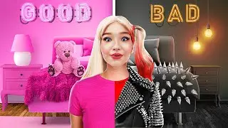 GOOD vs. BAD HACKS CHALLENGE || Extreme Doll Makeover! Genius Parenting Tricks by 123 GO! SCHOOL