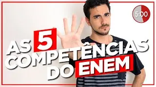 As competências para uma REDAÇÃO NOTA 1000 (em 5 minutos)