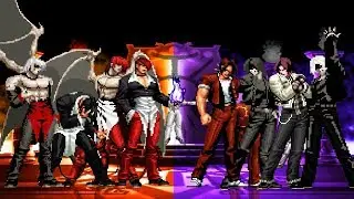 KOF Mugen Iori-Element Team VS Kyo-Element Team