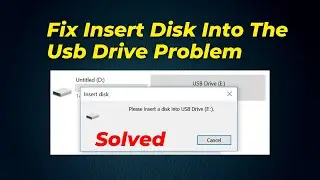 How To Fix Insert Disk Into The Usb Drive Problem (Quick & Easy)