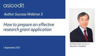 Preparing an Effective Research Proposal (Part 1) | Author Success Webinar 3
