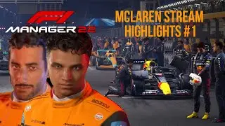 F1 Manager 2022 - McLaren - Stream Highlights #1