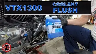 motorcycle complete coolant flush