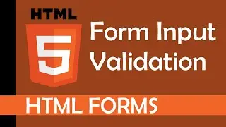 Form Input Validation in HTML