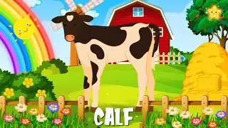 Learn the names and sounds of farm animals for kids