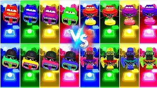 McQueen Car All Video Megamix 🆚Lighting McQueen Eater🆚McQueen Red Car 🎶 Tiles Hop EDM Rush Gameplay🎯