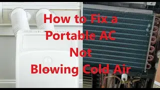 Fix a Portable AC Conditioner Hisense not blowing cold air. Possible causes and fix #portableac