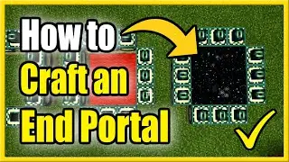 How to Make an END PORTAL in Minecraft (PS4,PS5, Xbox,PC,Switch)