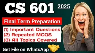 CS610 Final Term Preparation 2024 | Subjective and Mcqs Preparation | Let's Study