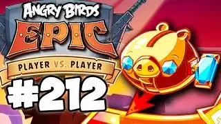 Angry Birds Epic #212 ВЫПАЛА УЛУЧШЕННАЯ СВИНЬЯ КОПИЛКА Геймплей Прохождение  Gameplay Walkthrough