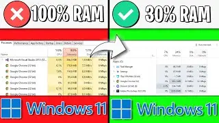 How to FIX 100% MEMORY USAGE on ANY PC!