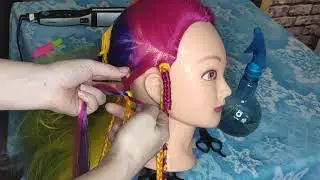 Weaving S.E braids like D.E ❤ Приплетение C.E. как Д.Е.