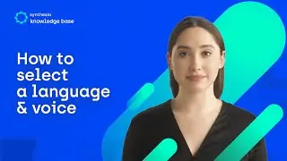 How to: select a language & voice