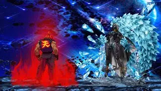 Akuma Vs Otoma=Raga - Boss Battle - Super Street Fighter 2 Turbo X The King of Fighters XV