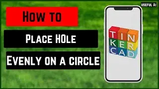 How to make HOLES evenly place on a circle - TINKERCAD