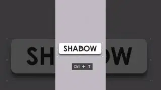 How to add shadow in Photoshop #graphicdesign