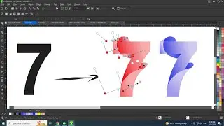 3D gradient text logo Design Tips & Tricks for Experts & Beginners - Ahsan Sabri - Coreldraw