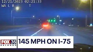 Florida woman runs from trooper after high speed chase down I-75, video shows