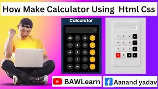 How To Make Calculator Using HTML And CSS || Calculator ||   🔥🔥 🔥🔥