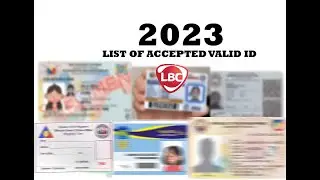 You should know the  list of accepted  valid Id's at LBC for 2023