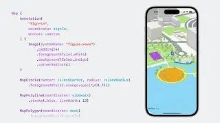 WWDC23: Meet MapKit for SwiftUI | Apple