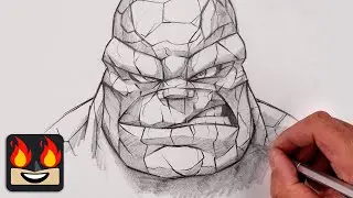 How To Draw Ben Grimm | Fantastic Four