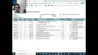 Purchasing - Galaxy - Reviewing your Current Open POs and Copying them into the new Fiscal Year