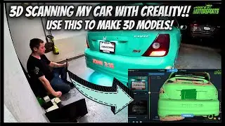 3D SCANNING MY CAR WITH A BUDGET FRIENDLY CR-SCAN FERRET