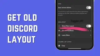 [NEW TRICK] How to Get Old Discord Layout Without Deleting the App! IOS and Android