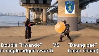Korean armoured sword fighting?!  조선갑옷 입고 스파링?!