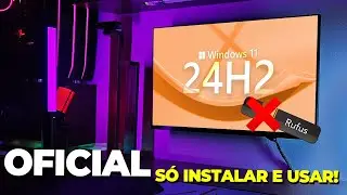 Como INSTALAR o NOVO Windows 11 24h2 OFICIAL SEM PEN DRIVE em QUALQUER PC