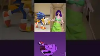 Sonic vs Cala maria (Evil cuphead and mugman kill the devil) 