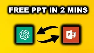 How to make PPT using Chat-GPT and AI Tools || PowerPoint Presentations with chatGPT ||