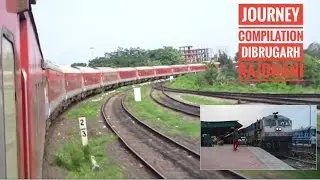 12423 Dibrugarh Town New Delhi Rajdhani Express || Short Journey Clip