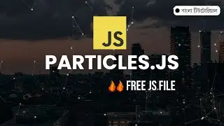 JavaScript Particle Animation | particles.js as background