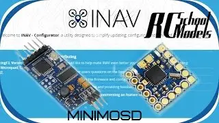 Прошивка и настройка Micro MinimOSD под ЛК на INAV.