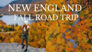 PEAK FALL New England Road Trip VLOG