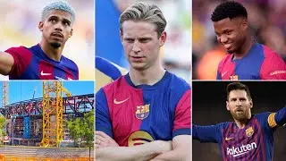 Barcelona News ft Frenkie de Jong, Ansu Fati, Ronald Araujo, Camp Nou update & Lionel Messi